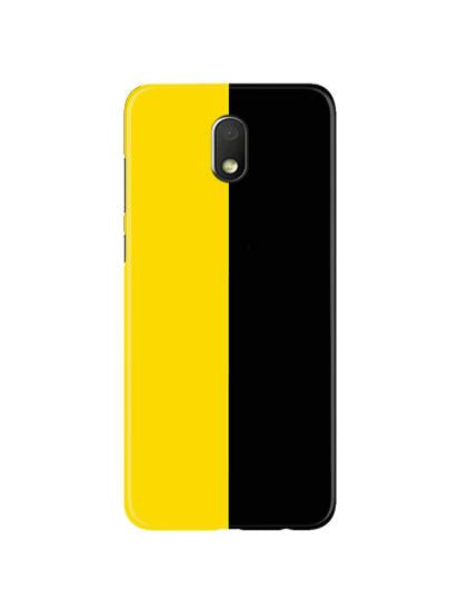 Black Yellow Pattern Mobile Back Case for Moto G4 Play (Design - 397)