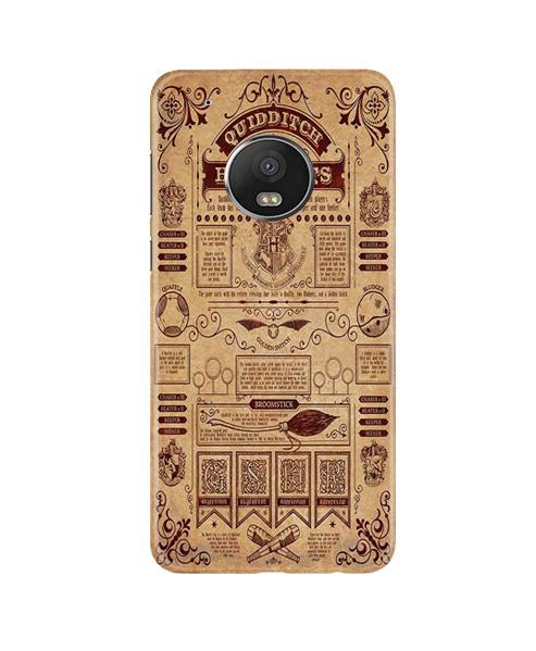 Hogwarts Mobile Back Case for Moto G5 (Design - 304)
