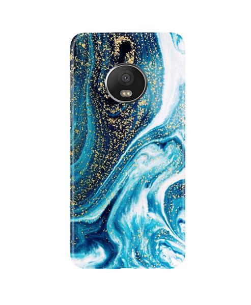 Marble Texture Mobile Back Case for Moto G5 Plus (Design - 308)