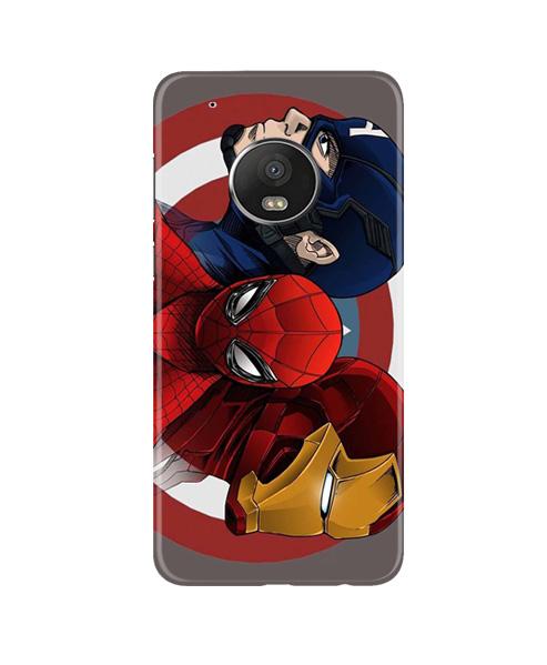 Superhero Mobile Back Case for Moto G5 Plus (Design - 311)