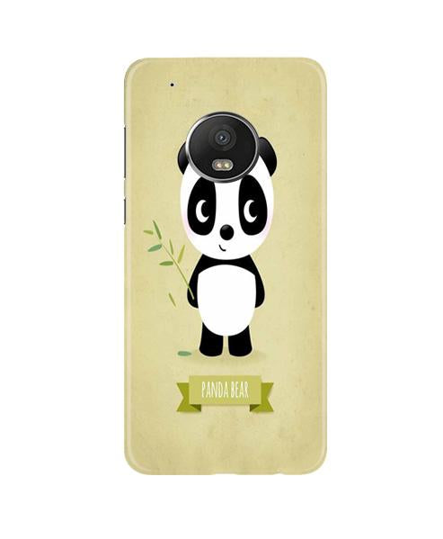 Panda Bear Mobile Back Case for Moto G5 (Design - 317)
