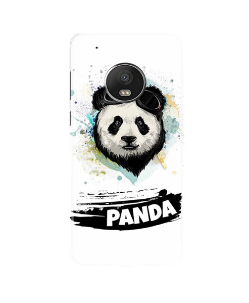 Panda Mobile Back Case for Moto G5 Plus (Design - 319)