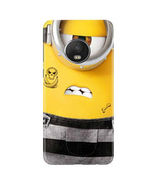 Minion Mobile Back Case for Moto G5 Plus (Design - 324)