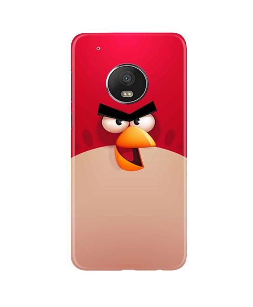 Angry Bird Red Mobile Back Case for Moto G5 Plus (Design - 325)