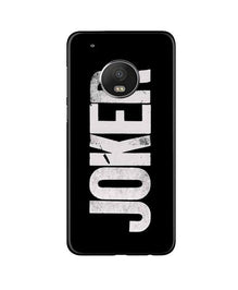 Joker Mobile Back Case for Moto G5 (Design - 327)
