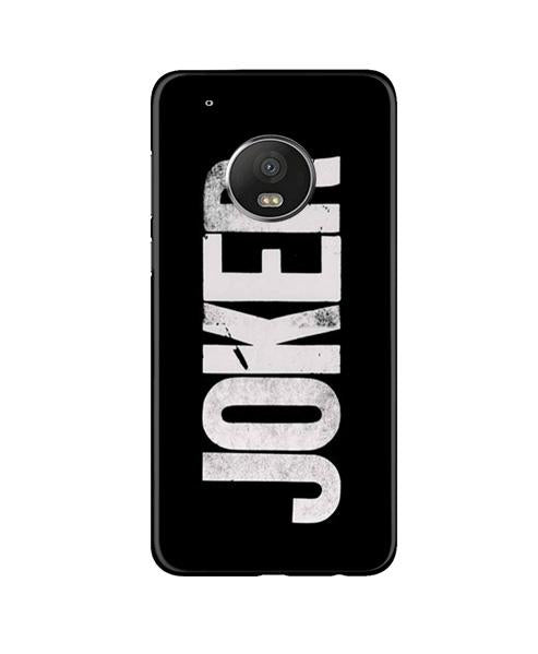 Joker Mobile Back Case for Moto G5 Plus (Design - 327)