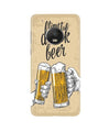 Drink Beer Mobile Back Case for Moto G5 Plus (Design - 328)
