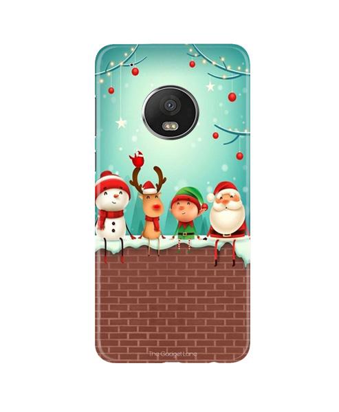 Santa Claus Mobile Back Case for Moto G5 (Design - 334)