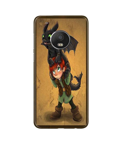 Dragon Mobile Back Case for Moto G5 Plus (Design - 336)