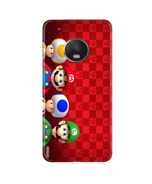 Mario Mobile Back Case for Moto G5 (Design - 337)