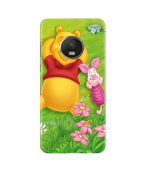 Winnie The Pooh Mobile Back Case for Moto G5 Plus (Design - 348)