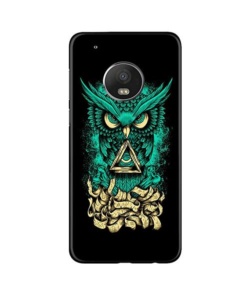 Owl Mobile Back Case for Moto G5 (Design - 358)