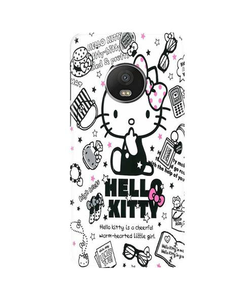Hello Kitty Mobile Back Case for Moto G5 (Design - 361)