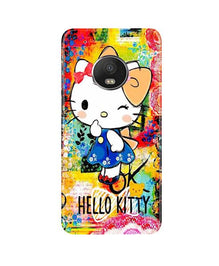 Hello Kitty Mobile Back Case for Moto G5 (Design - 362)