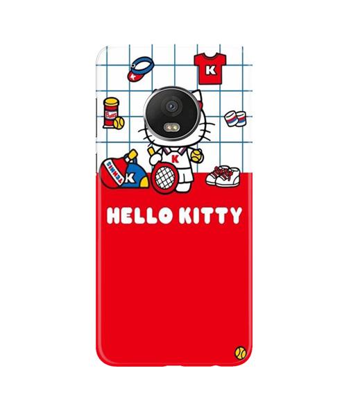 Hello Kitty Mobile Back Case for Moto G5 (Design - 363)