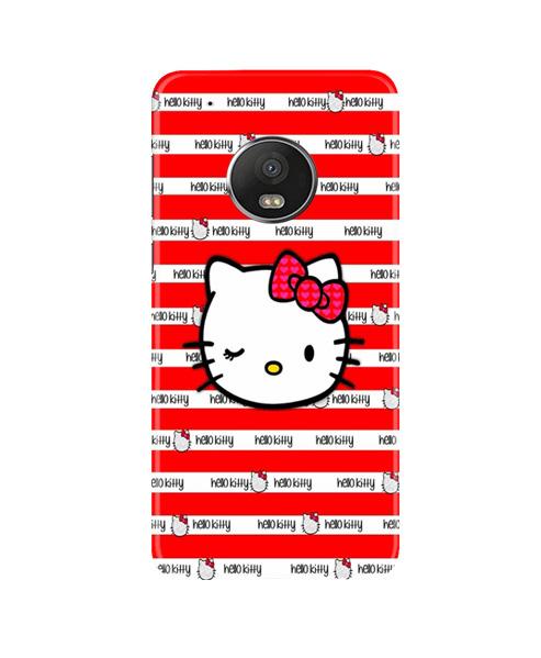 Hello Kitty Mobile Back Case for Moto G5 (Design - 364)