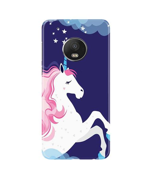 Unicorn Mobile Back Case for Moto G5 Plus (Design - 365)
