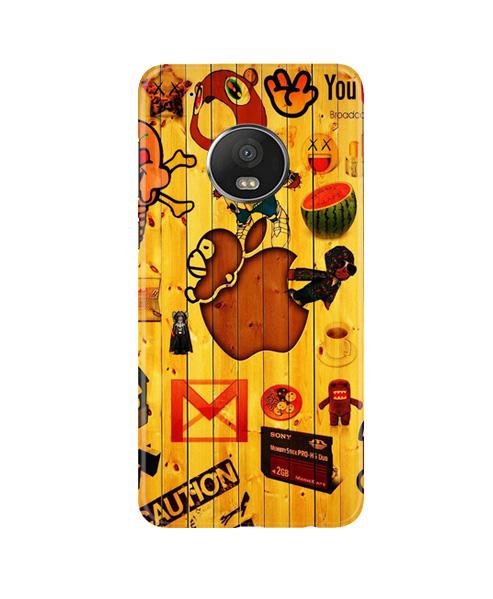 Wooden Texture Mobile Back Case for Moto G5 (Design - 367)