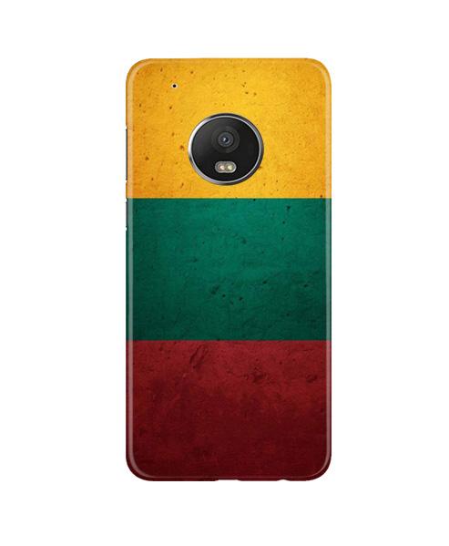 Color Pattern Mobile Back Case for Moto G5 Plus (Design - 374)