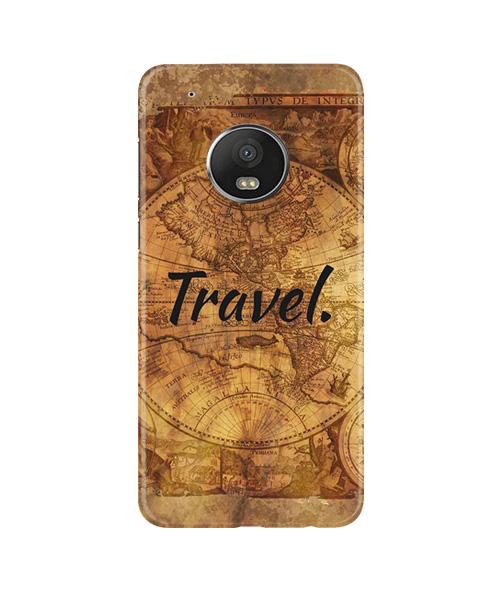 Travel Mobile Back Case for Moto G5 Plus (Design - 375)