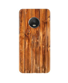 Wooden Texture Mobile Back Case for Moto G5 (Design - 376)