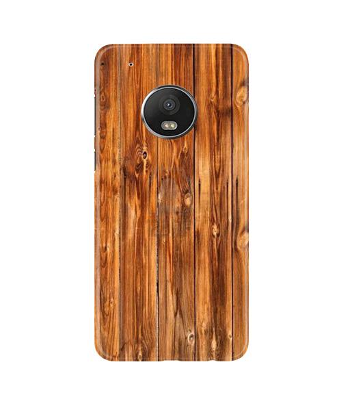 Wooden Texture Mobile Back Case for Moto G5 Plus (Design - 376)