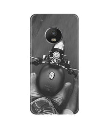 Royal Enfield Mobile Back Case for Moto G5 (Design - 382)