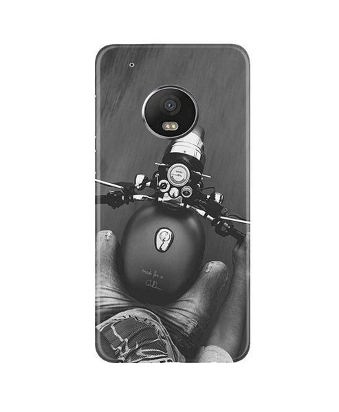 Royal Enfield Mobile Back Case for Moto G5 Plus (Design - 382)