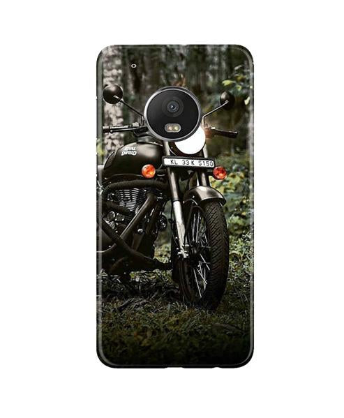 Royal Enfield Mobile Back Case for Moto G5 Plus (Design - 384)