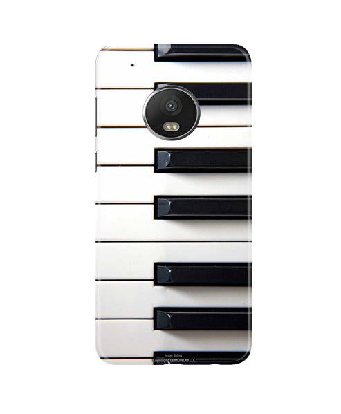 Piano Mobile Back Case for Moto G5 Plus (Design - 387)