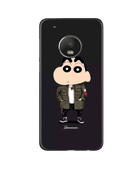 Shin Chan Mobile Back Case for Moto G5 Plus (Design - 391)