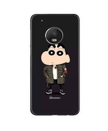Shin Chan Mobile Back Case for Moto G5 Plus (Design - 391)