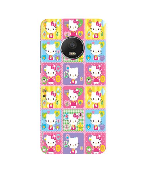 Kitty Mobile Back Case for Moto G5 Plus (Design - 400)