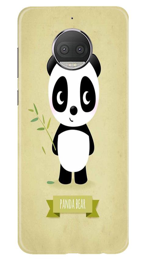 Panda Bear Mobile Back Case for Moto G5s Plus (Design - 317)
