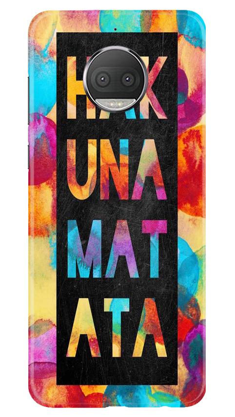 Hakuna Matata Mobile Back Case for Moto G5s (Design - 323)