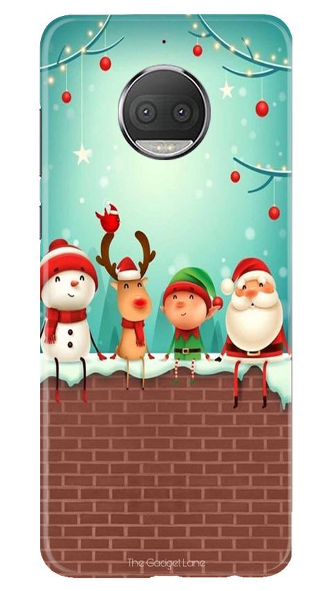 Santa Claus Mobile Back Case for Moto G5s Plus (Design - 334)