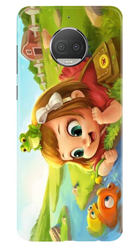 Baby Girl Mobile Back Case for Moto G5s Plus (Design - 339)