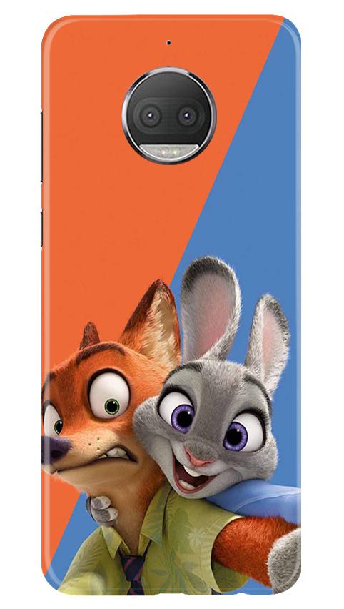 Cartoon Mobile Back Case for Moto G5s (Design - 346)