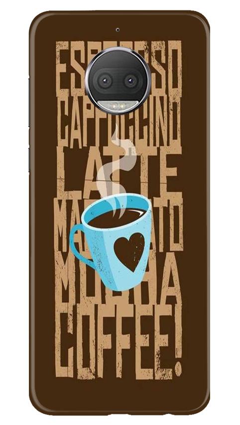 Love Coffee Mobile Back Case for Moto G5s (Design - 351)