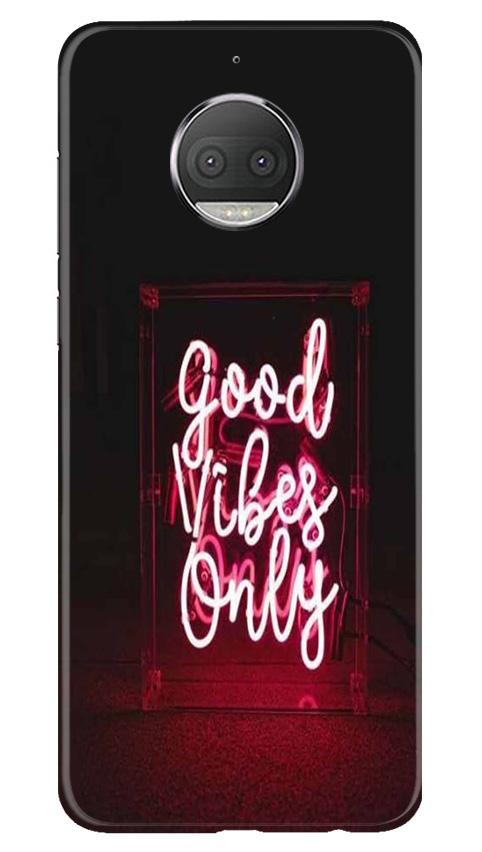 Good Vibes Only Mobile Back Case for Moto G5s (Design - 354)