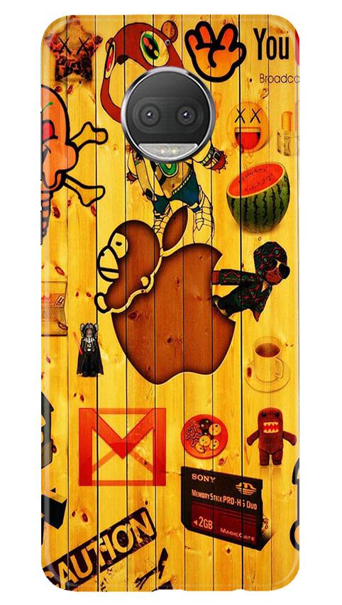 Wooden Texture Mobile Back Case for Moto G5s Plus (Design - 367)