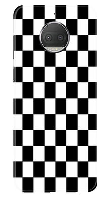 Black White Boxes Mobile Back Case for Moto G5s (Design - 372)