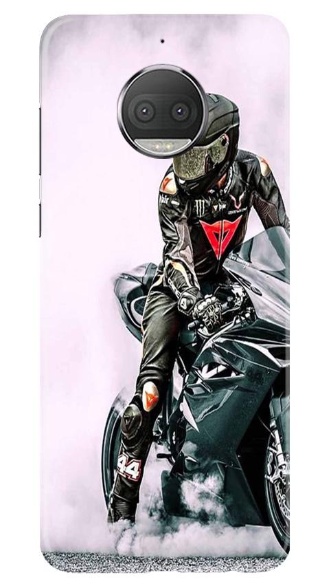 Biker Mobile Back Case for Moto G5s Plus (Design - 383)