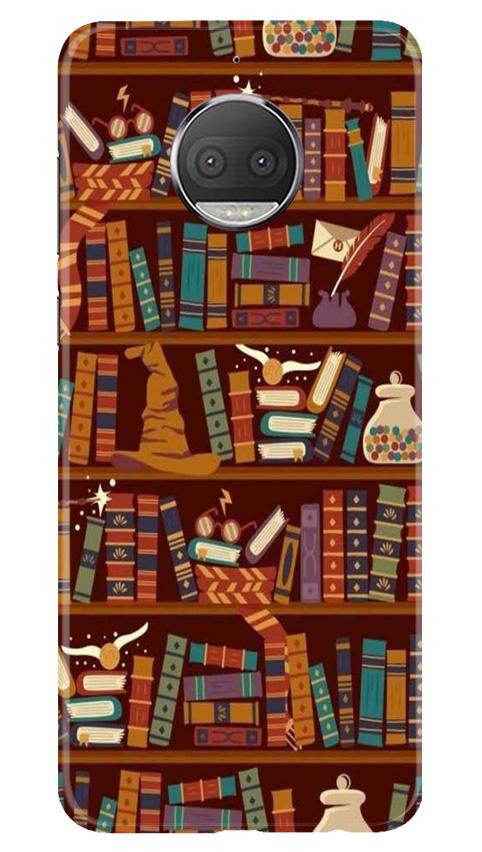 Book Shelf Mobile Back Case for Moto G5s (Design - 390)