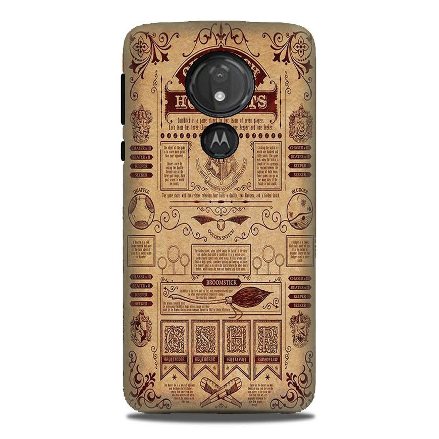Hogwarts Mobile Back Case for G7power (Design - 304)