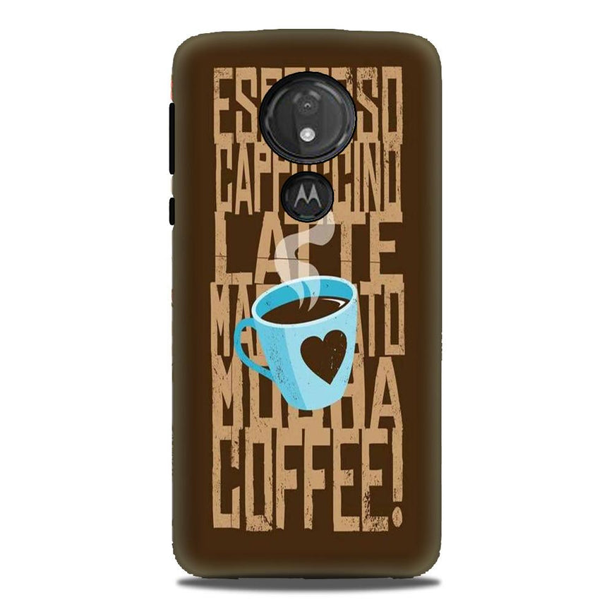 Love Coffee Mobile Back Case for G7power (Design - 351)