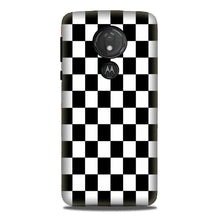 Black White Boxes Mobile Back Case for G7power (Design - 372)