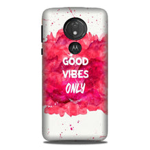 Good Vibes Only Mobile Back Case for G7power (Design - 393)