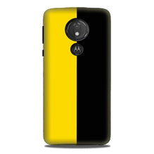 Black Yellow Pattern Mobile Back Case for G7power (Design - 397)