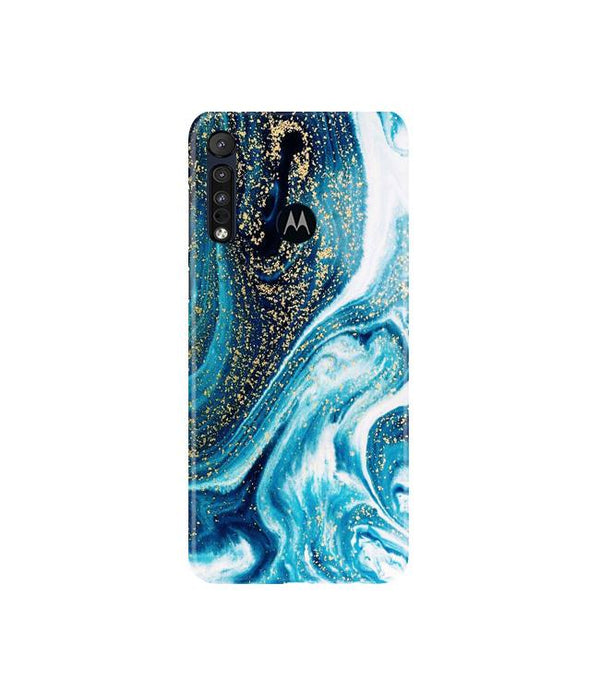 Marble Texture Mobile Back Case for Moto G8 Plus (Design - 308)
